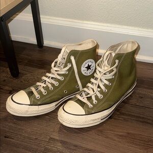 Converse Green Canvas High-Tops